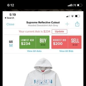 Supreme reflective hoodie